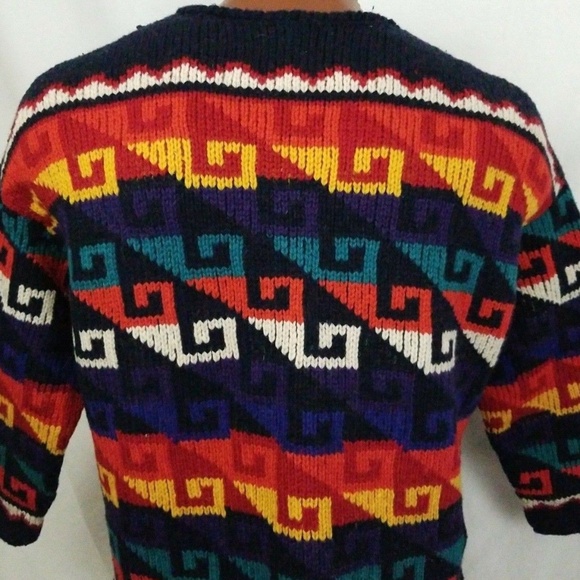 Vintage Express Tricot Bolivia Wool HandKnitted - Picture 2 of 8